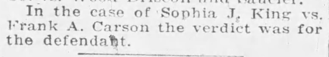 Notice in the Daily Kennebec Journal, 8 January 1926 Notice in the Daily Kennebec Journal, 8 January 1926