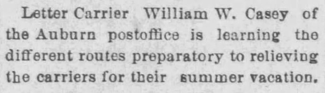 Mention in The Daily Sun, 2 May 1896