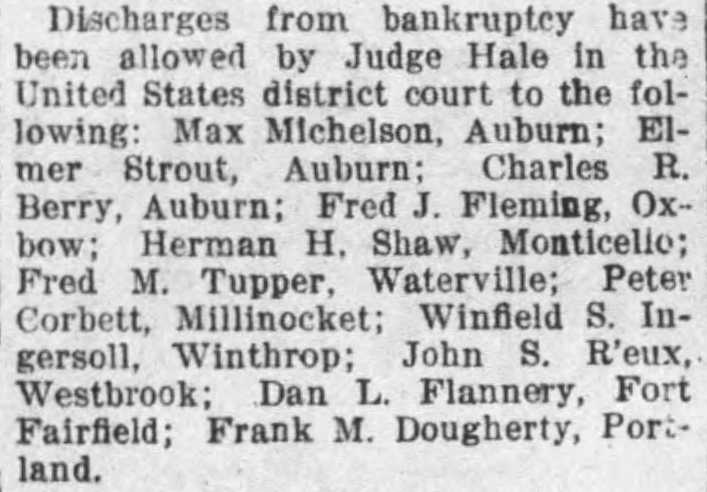 Excerpt from the Bangor Daily News, 24 November 1915 Excerpt from the Bangor Daily News, 24 November 1915