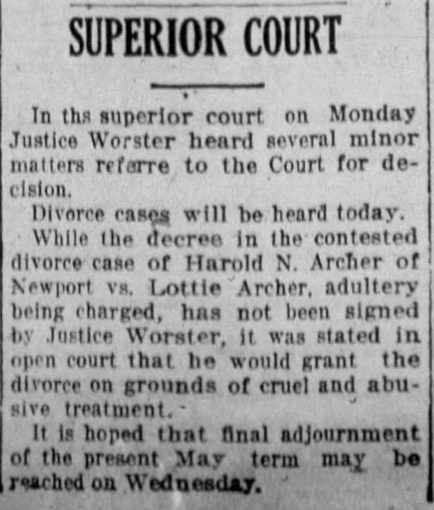 Article from the Bangor Daily News, 12 July 1927 Article from the Bangor Daily News, 12 July 1927