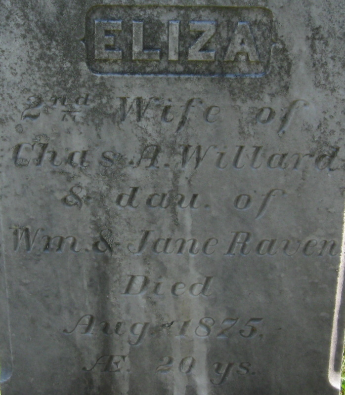 Eliza (Raven) Willard's Gravestone