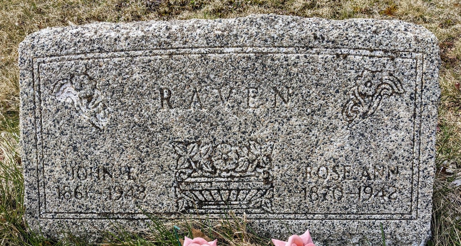 John and Rose Raven Gravestone