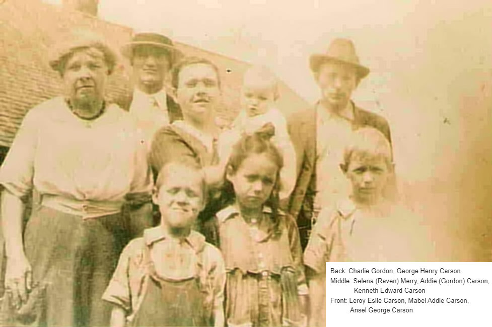 1920 - Selena Merry and her son George's family